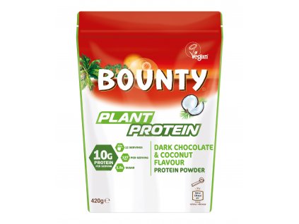Mars Bounty Dark Plant Protein Powder 420g - hořká čokoláda/kokos (Velikost 420g, Příchuť hořká čokoláda/kokos)