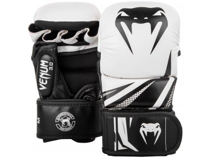 MMA rukavice Venum Challenger 3.0 Sparring bílo-černá (Velikost L/XL)