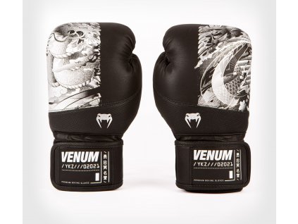 Boxerské rukavice Venum YKZ21 matná černá (Velikost 10oz)