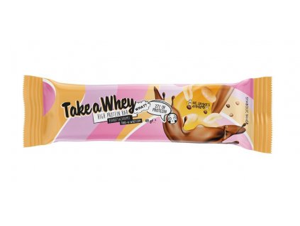 Take a Whey Hight Protein Bar 49g (Příchuť 49g arašídy/karamel)