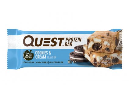 Quest Nutrition Protein Bar 60g (Velikost 60g, Příchuť cookies/cream)