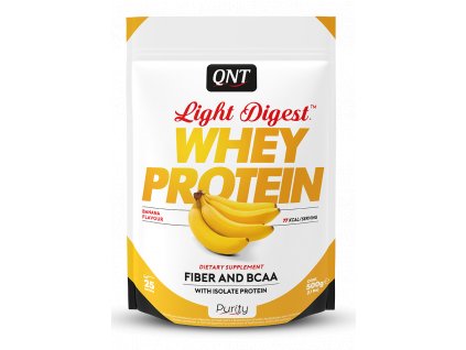 QNT Light Digest Whey Protein 500g (Velikost 500g, Příchuť banán)