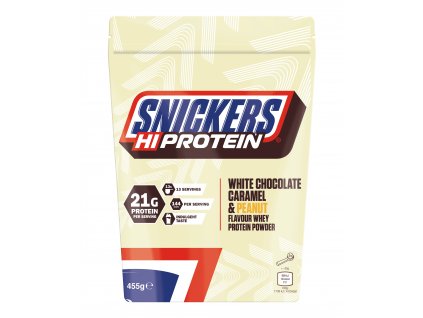 Mars Snickers HiProtein Powder 875g (Velikost 875g, Příchuť bílá čokoláda, karamel, arašídy)