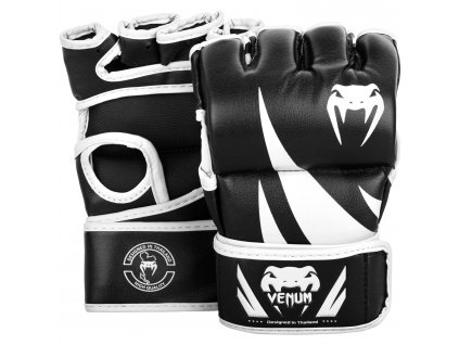 MMA rukavice Venum Challenger bez palce černo-bílá (Velikost L/XL)