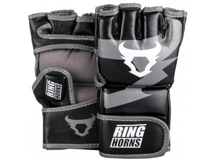 MMA rukavice Ringhorns Charger černá (Barva černo-bílá, Velikost L/XL)
