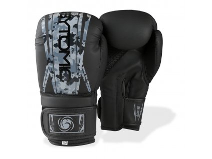 Boxerské rukavice Bytomic Axis V2 černý maskáč - 16oz (Barva černo-zlatá, Velikost 16oz)