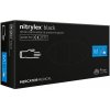 Jednorázové nitrilové zdravotnické rukavice Mercator Medical NITRYLEX černé 100 ks (Velikost L)