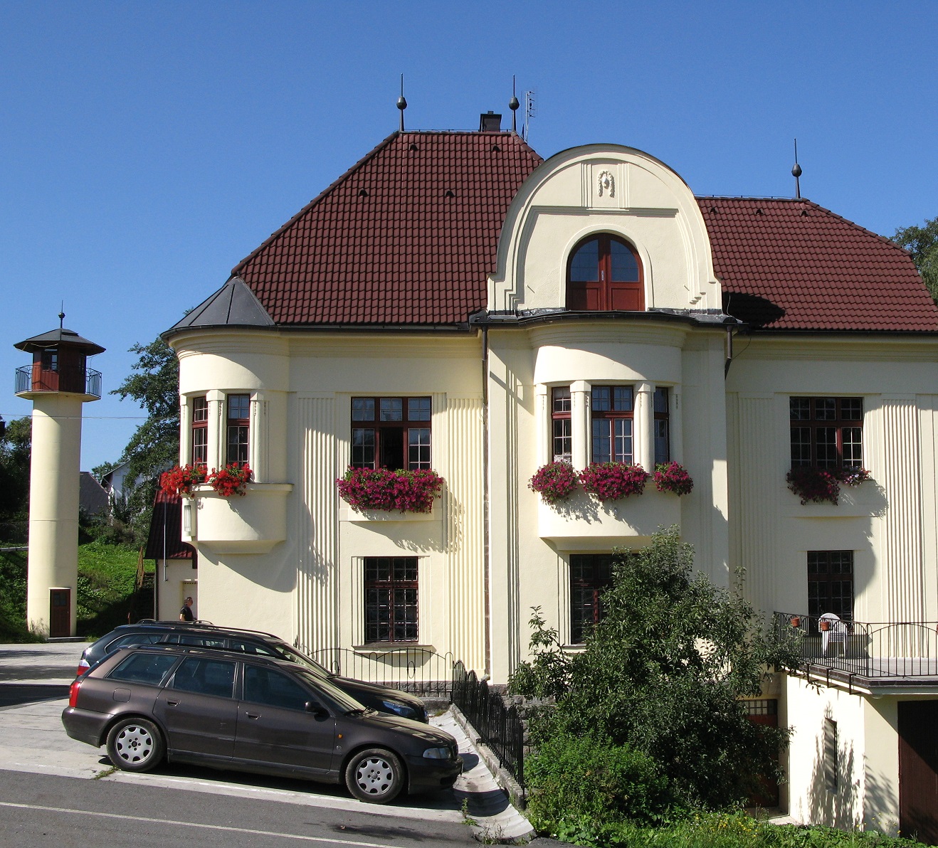 Francouzský šarm v prádelském mlýně