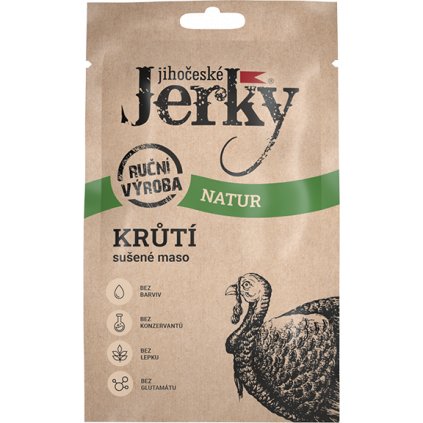 Jihočeské Jerky krůtí - natur 20 g