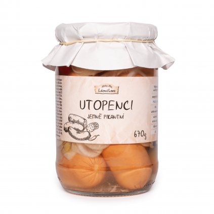 Utopenci jemně pikantní 670g