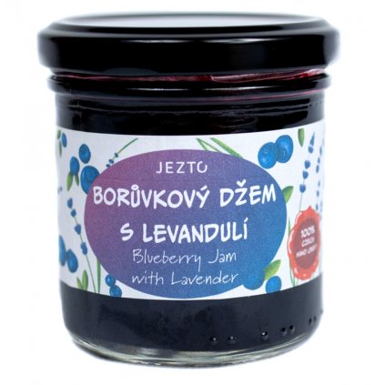 Borůvkový džem s levandulí