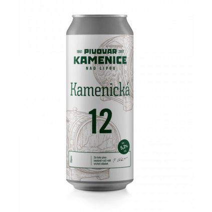 Kamenická 12 plechovka 0,5 l