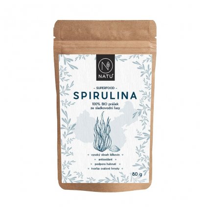 5248 natu spirulina bio prasek 80 g