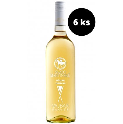 Svatomartinské víno Muller Thurgau 6 ks