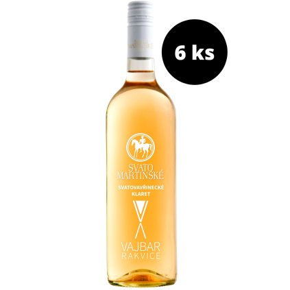 Svatomartinské víno Klaret 6 ks