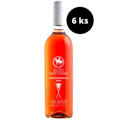 Svatomartinské víno svatovavřinecké rosé 6ks