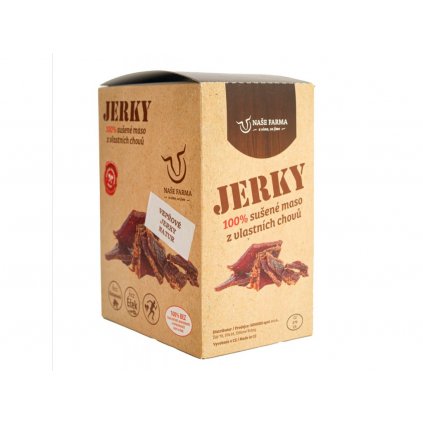 Jerky hovězí Naše farma 23 g - zavřené balení