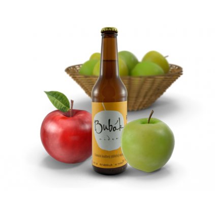 Jablečný cider Bubák 330 ml | 8 kusů