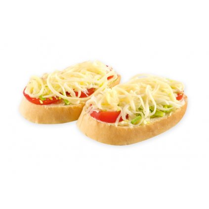 Chlebíček s rajčaty a sýrem | 5 kusů
