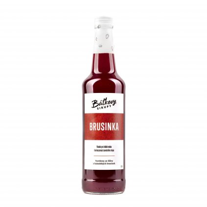 Ovocný sirup - Brusinka 0,5 l