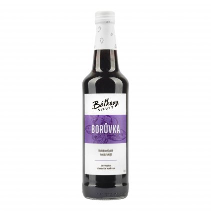 Ovocný sirup - Borůvka 0,5 l