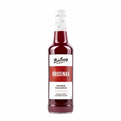 Ovocný sirup - Brusinka 0,5 l