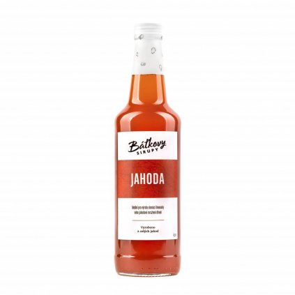 Ovocný sirup - Jahoda 0,5 l