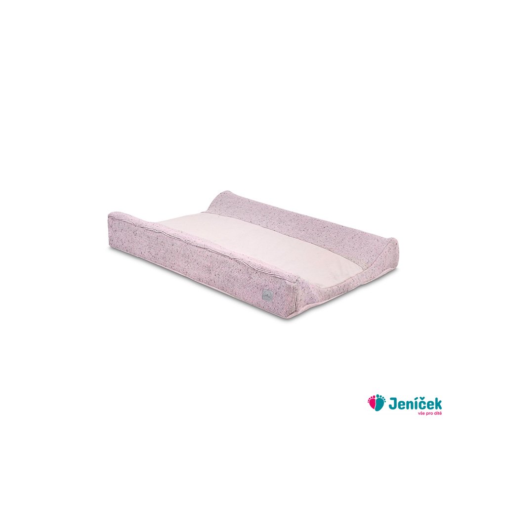 Jollein Potah na přebalovací podložku Confetti knit vintage pink