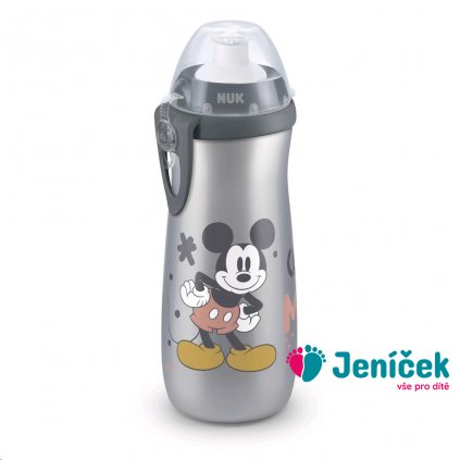 Dětská láhev NUK Sports Cup Disney Cool Mickey 450 ml grey