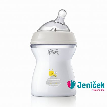 CHICCO Láhev kojenecká Natural Feeling 250 ml neutral 2m+