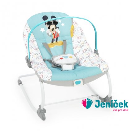 DISNEY BABY Houpátko vibrující Mickey Mouse Original Bestie™ 0m+ do 18 kg