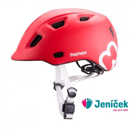 HAMAX Cyklohelma Thundercap Red/White 52-56 cm V