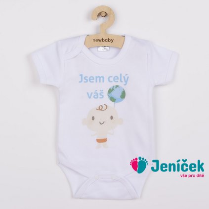 Body s potiskem New Baby Jsem celý váš svět