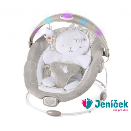 INGENUITY Lehátko vibrující s melodií a světlem Twinkle Tails™ 0m+ do 9 kg