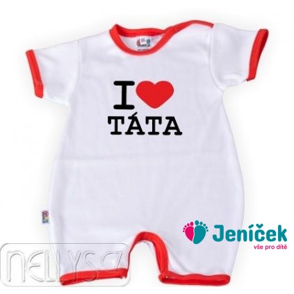 baby dejna body kr rukav s nohavickami i love tata.jpg.big