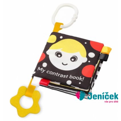 Měkká senzorická knížka - My Contrast book, BabyOno