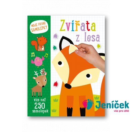 Zvířata z lesa - Moje první samolepky