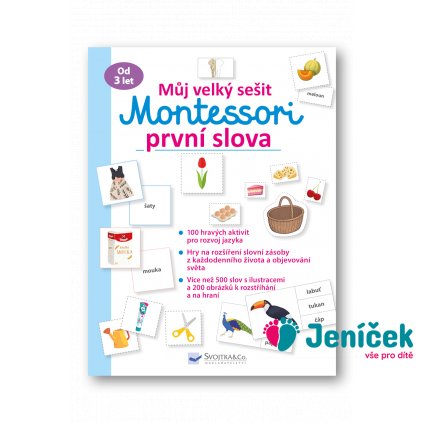 Můj velký sešit Montessori první slova