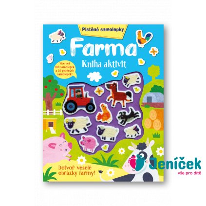 Plstěné samolepky - Farma - kniha aktivit