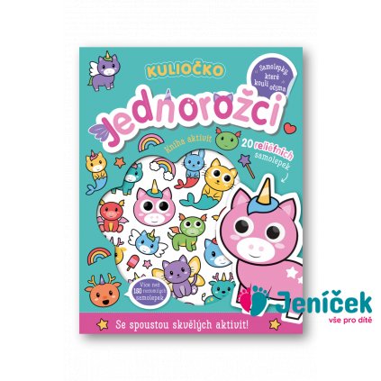 Kuliočko Jednorožci 20 reliéfních samolepek Connie Isaacs, Bethany Carr