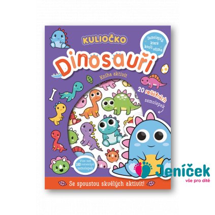 Kuliočko Dinosauři 20 reliéfních samolepek Connie Isaacs, Bethany Carr