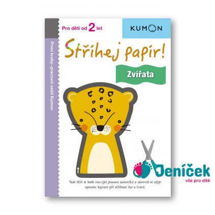 Stříhej papír! Zvířata Kumon