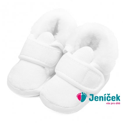 Kojenecké zimní semiškové capáčky ke křtu New Baby 3-6 m kluk