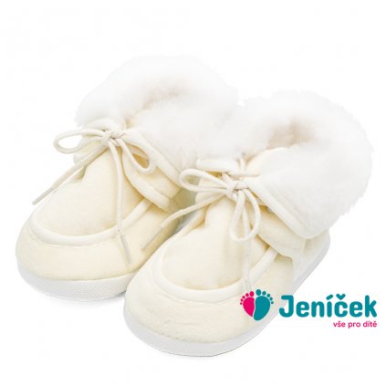 Kojenecké zimní capáčky New Baby béžové 12-18 m