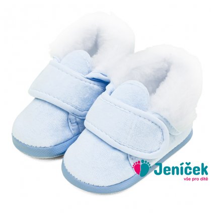 Kojenecké zimní capáčky New Baby modré 6-12 m