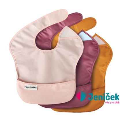 Tiny Twinkle Bryndáček 3 ks - Rose / Burgundy / Cinnamon