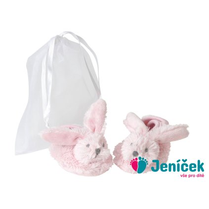 Happy Horse | Králíček Richie papučky v dárkové pytlíčku růžové velikost: 10 cm