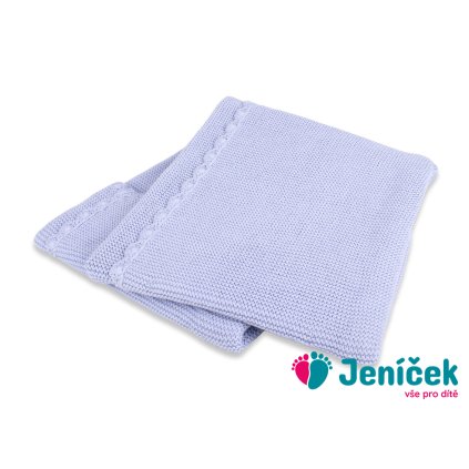 INTERBABY | Deka přízová JEMNÁ - MODRÁ