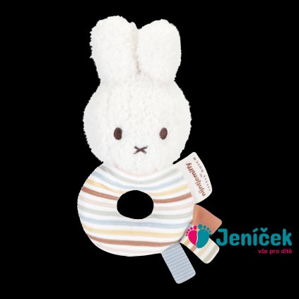 Chrastítko králíček Miffy Vintage Proužky