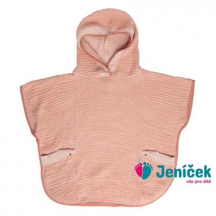 Bebe-Jou Dětské pončo Bébé-Jou Pure Cotton Pink